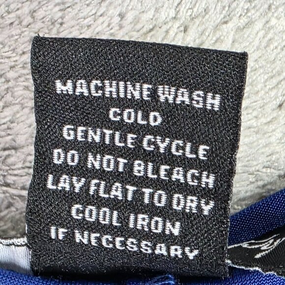 Womens Elie McCarthy Blue Knit Blouse Short Sleeve V Neck Polyester Stretch 1X - Picture 3 of 7